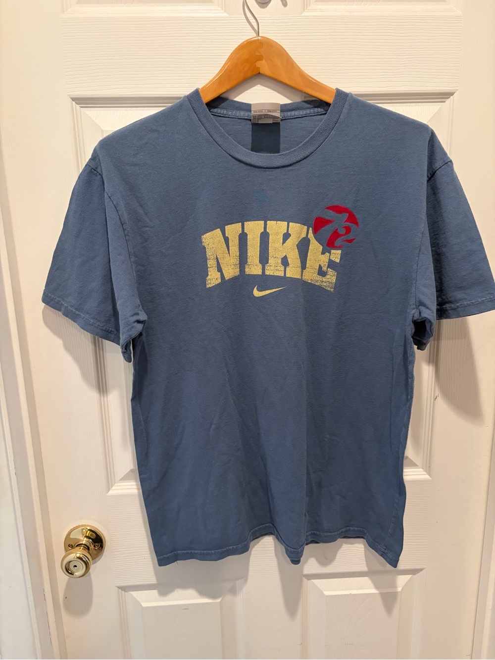 Men size L T-Shirt Nike Grey T-Shirt Vintage Tops Original Vintage Collection VH